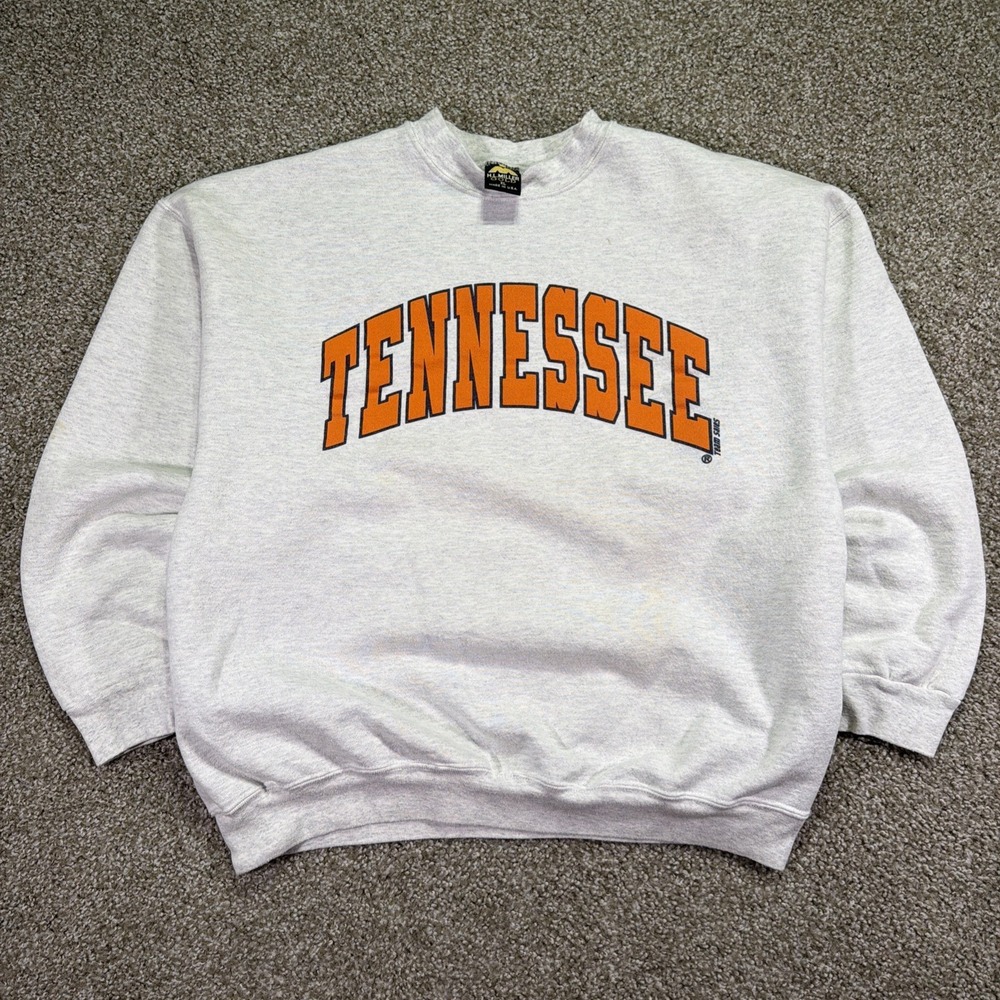 vintage university of tennessee sweatshirt xl USA Made Heather Gray